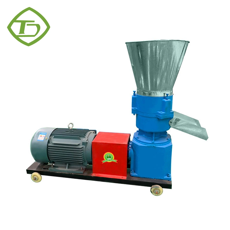 China Factory Price Animal Food Pellet Making Machine Feed Processing Machines Small Flat Die Pellet Mill