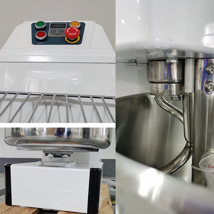 10L 260L Industrial Commercial Bakery Kitchen Equipment 20kg 50kg 100kg Stand Mixing Equipment Planetary Food Bread Mixers Spiral Bread Dough Mixer Machines