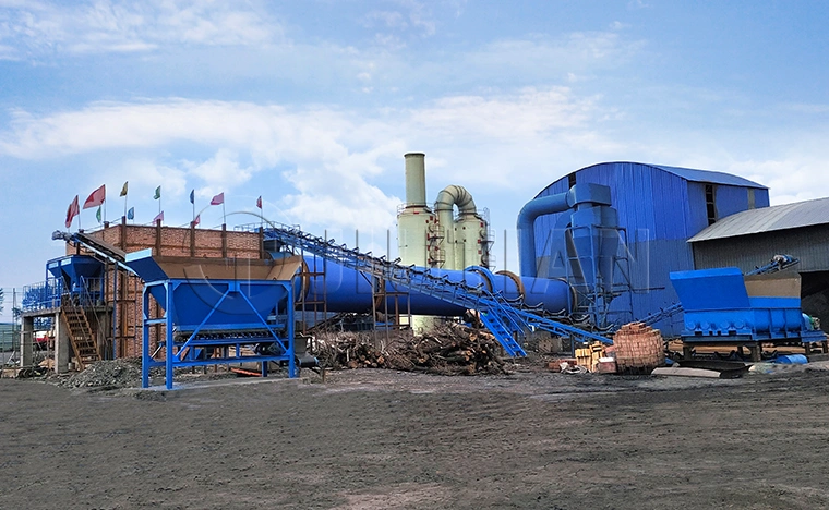 Industrial Rotary Dryer Machine Copper Mining Ore Powder/ Clay /Coal/Sludge Slurry/Fly Ash/Sand Biomass Sawdust Rotary Dryer