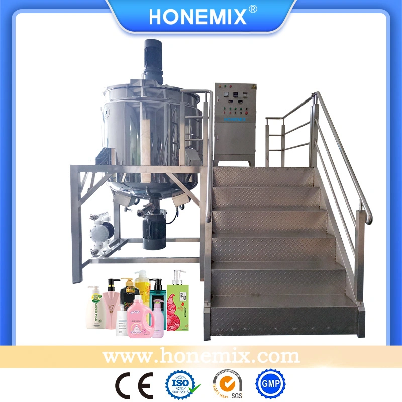 Honemix Cosmetic Daily Chemical Shampoo Liquid Soap Detergent Cleaner Homogenizer Mixer/ Mixing/ Making Tank Machine Manufacture