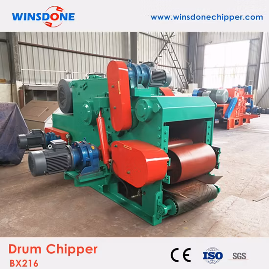 55kw Bx216 Wood Drum Chipper Manufacture Factory