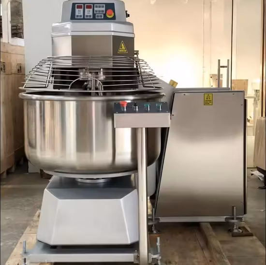 Commercial Industrial Electric 8 100kg 20L 260L Food Bread Baking Bakery Equipment Double Motion Stand Dough Spiral Machine Spiral Mixing Flour Dough Mixer
